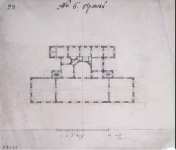 Bazhenov Vasilyi Ivanovich Plan of the Opera House. First Floor Second Floor USA - Hermitage